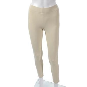 Joseph Women Ankle Leggings Beige Viscose Size 34